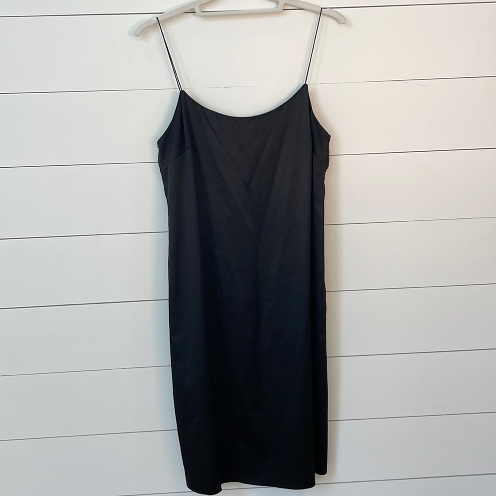 Ellie Tahari Classic Black Slip Dress sz 4